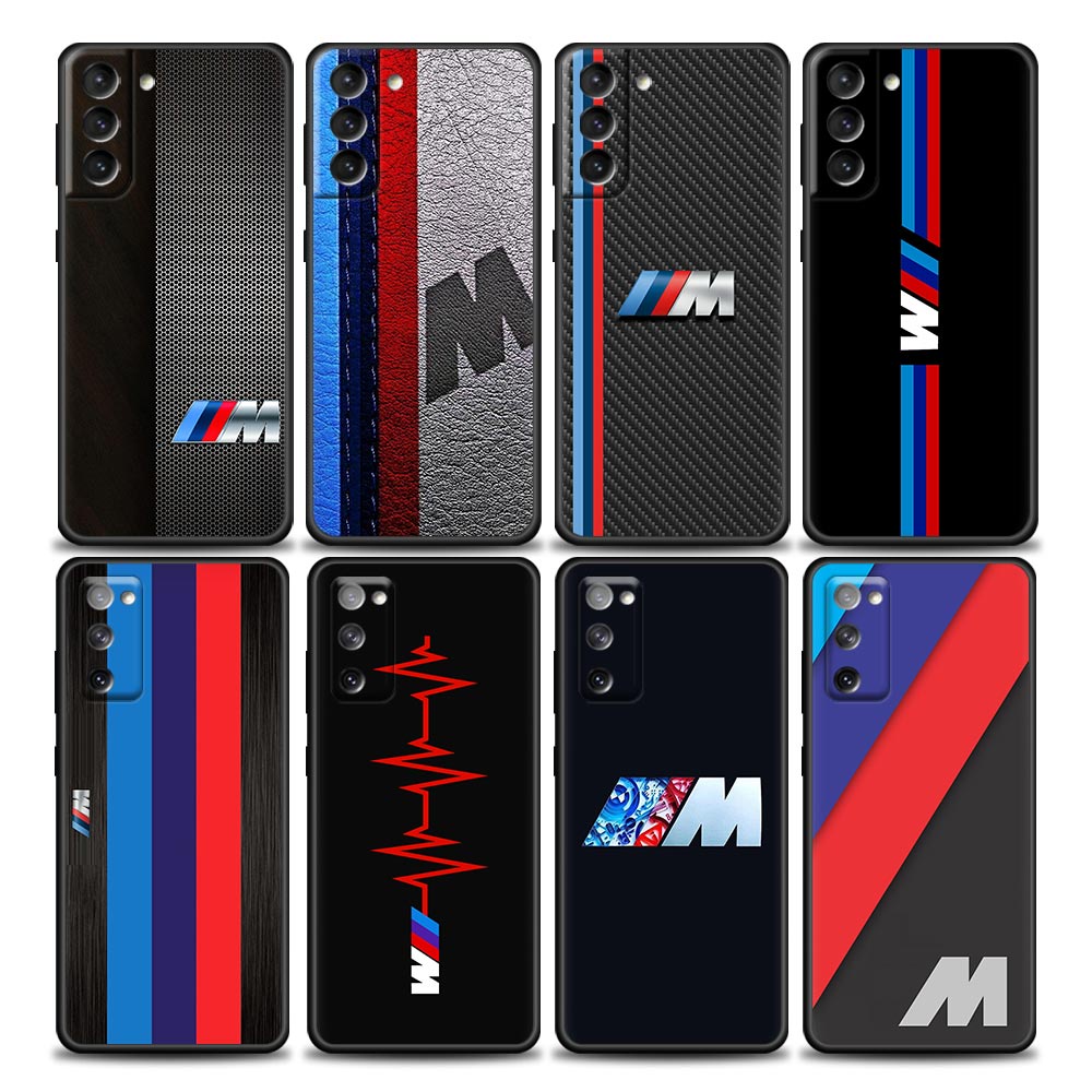 เคสโทรศัพท์มือถือนิ่ม ลายก้อนเมฆ B-BMW สีฟ้า และสีขาว สีดํา สําหรับ Samsung Galaxy S22 S8 S9 S10 Lit