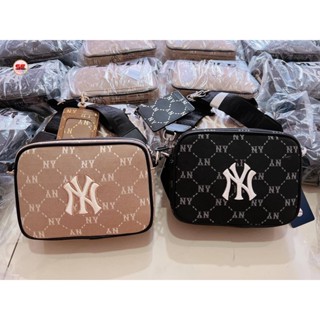 🔥starshopsp🔥 ขายจ้า📣🔆 MLB JACQUARD MONOGRAM Crossbody Bag กระเป๋าMLB กระเป๋าสะพายข้าง กระเป๋าNY