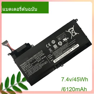 แท้จริง แบตเตอรี่โน้ตบุ๊ค AA-PBYN8AB 7.4V/ 45WH AA-PLYN8AB For NP530U4B NP530U4C NP535U4C NP520U4C NP530U4C-A08RU