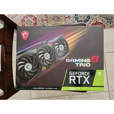 MSI GeForce RTX 3090 Ti GAMING X TRIO 24GB GDDR6X Gaming Graphics Card