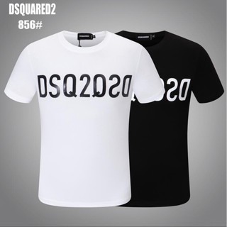 เสื้อยืดถูกๆ 2022 สไตล์ใหม่ Dsquared2 เทรนด์แฟชั่นขั้นสูงเสื้อยืดหัวรถจักรผู้หญิงคู่ผู้หญิงพิมพ์