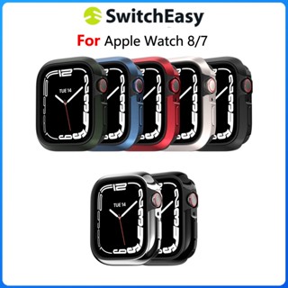 Switcheasy Odyssey เคสนาฬิกาข้อมือ โลหะผสมอลูมิเนียม TPU 2-in-1 สําหรับ Apple Watch Series 8 7 41 มม. 45 มม.