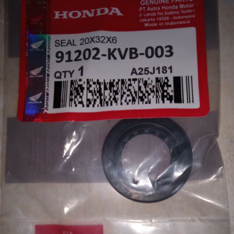 91202 * QM 003 KJ9 Seal Sil AS Pully PuLi Beat Vario Scoopy Spacy Genio 20x32x6