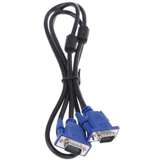 ใหม่ล่าสุด1Pcs 1.5M จอภาพคอมพิวเตอร์ VGA To VGA สาย HDB15ชาย HDB15ชายสำหรับ PC TV Adapter Converter