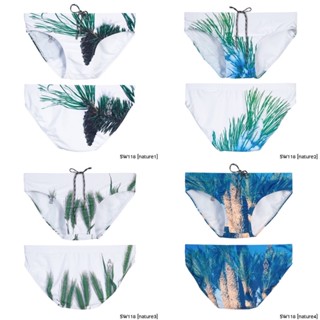 SW118  (Nature-GRP)กางเกงว่ายน้ำ ผ้าพิมพ์คอลเลกชั่นใหม่ Awesome swimwear