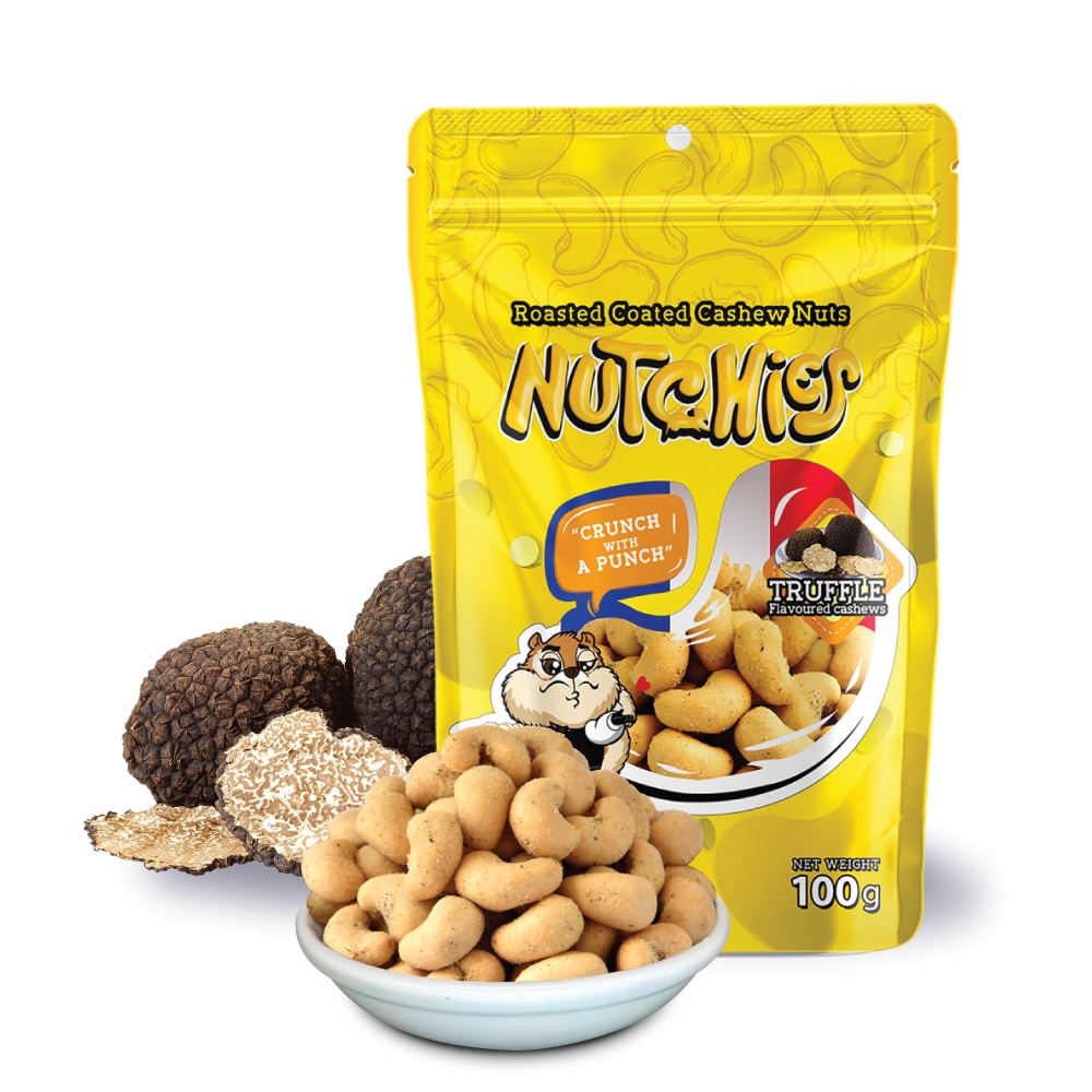 นัทชี่ส์ รสทรัฟเฟิล เม็ดมะม่วงหิมพานต์ 100 กรัม / Nutchies Truffle Flavour 100g