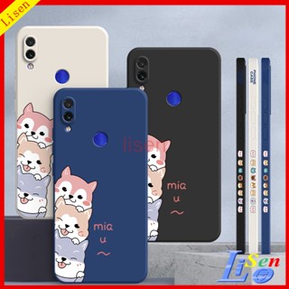 【พร้อมสายคล้อง】เคส Redmi Note 7 Note 8 Pro Note 9 Pro Note 9s Note 10 Note 10S Note 10 Pro เคสโทรศัพท์มือถือ ลายสุนัขน่ารัก สําหรับ GG