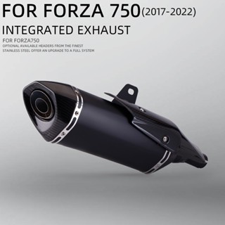 Slip On akrapovic รถจักรยานยนต์ท่อไอเสียท่อ Escape ดัดแปลงหลอดหัวด้านหน้า Link ท่อสำหรับ Honda X-ADV 750 X ADV750 forza750 forza ไอเสีย