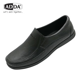 ADDA  รุ่น 17601M1 รองเท้าคัชชูลำลองยาง ผู้ชายแบบสวม รองเท้าหุ้มส้น(ไซส์ 7-10)