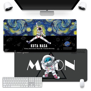 NASA แผ่นรองเมาส์ ขนาดใหญ่ ขนาด 800*300*4mm Gaming MousePad แผ่นรองเมาส์เกมมิ่ง Big Size หลากหลายลาย ( แผ่นรองเม้าส์ )