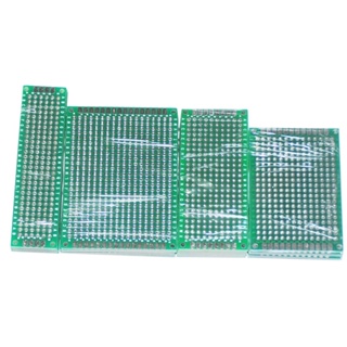 20Pcs PCB Prototype Board Circuit Protoboard Universal Stripboard Prototyping Veroboard 2X8 3X7 4X6 5X7 5Pcs Each Mixed