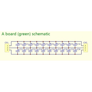 capacitor array Rectifier filter board High frequency low impedance filter capacitor board Low ESR 10000uF/50V 6580uF/50