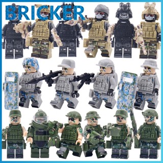 ฟิกเกอร์ทหาร Swat Team ขนาดเล็ก เข้ากันได้กับของเล่นบล็อกตัวต่อ สําหรับเด็กผู้ชาย