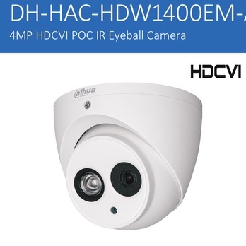 DAHUA กล้องวงจรปิด POC 4 ล้านพิกเซล รุ่น DH-HAC-HDW1400EMP-A-POC