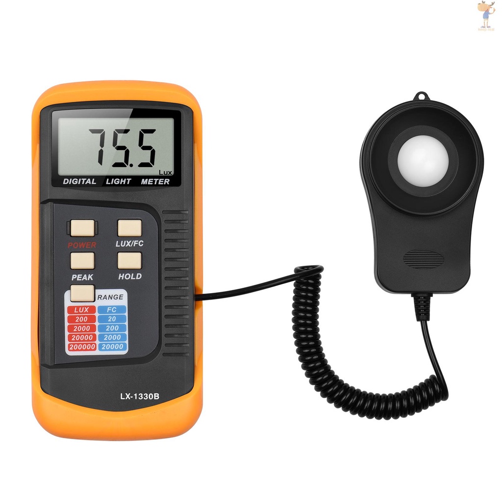 [keresg] Digital Illuminance Light Meter Manual Range 200 to 200,000