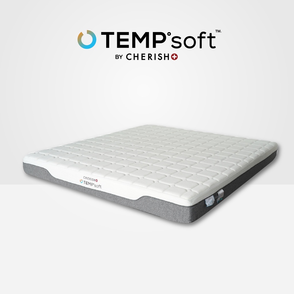 CHERISH TEMPSoft ฟูก Viara Mattress King ที่นอนผสมพอคเก็ตสปริง สัมผัสนุ่ม แน่น นอนสบาย รองรับสรีระได