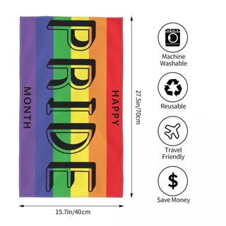 Pride Money (1) ผ้าขนหนู ทรงสี่เหลี่ยม ขนาด 70x40 ซม. สําหรับออกกําลังกาย โยคะ วิ่ง กลางแจ้ง