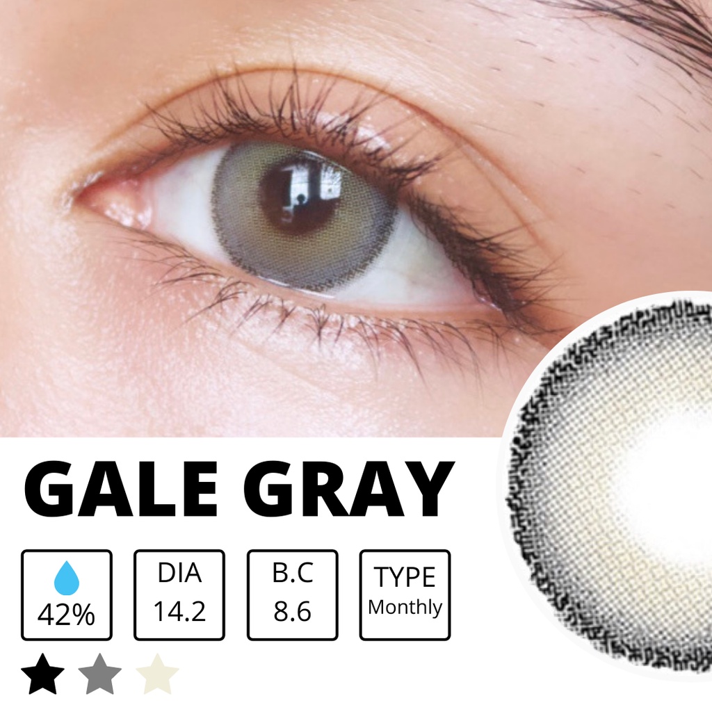 GLITZLENS GALE GRAY [DIA14.5] เลนส์สายฝ. - รูปที่ 2