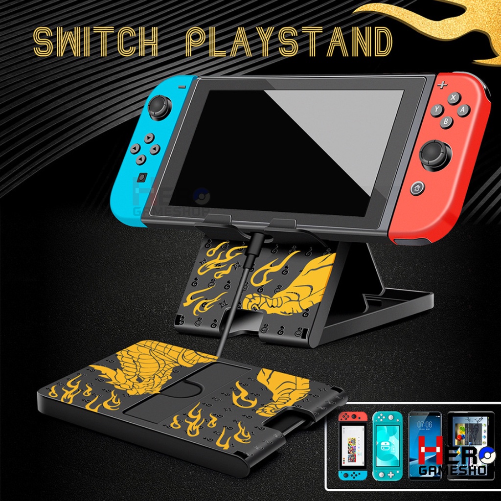 แท่นวาง ชั้น ขาตั้ง Play Stand ฐาน Nintendo Switch OLED/ กล่องแดง บางแค่ 1 เซน พับเก็บง่าย ไม่กินที่ 🇹🇭พร้อมส่งในไทย🇹🇭