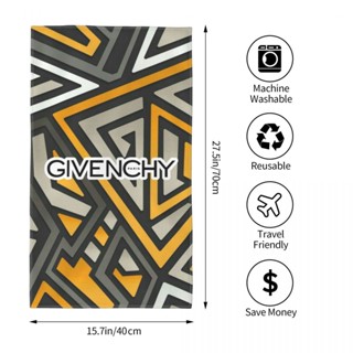 Givenchy (2) ผ้าขนหนู ทรงสี่เหลี่ยม ขนาด 70x40 ซม. สําหรับออกกําลังกาย โยคะ วิ่ง กลางแจ้ง