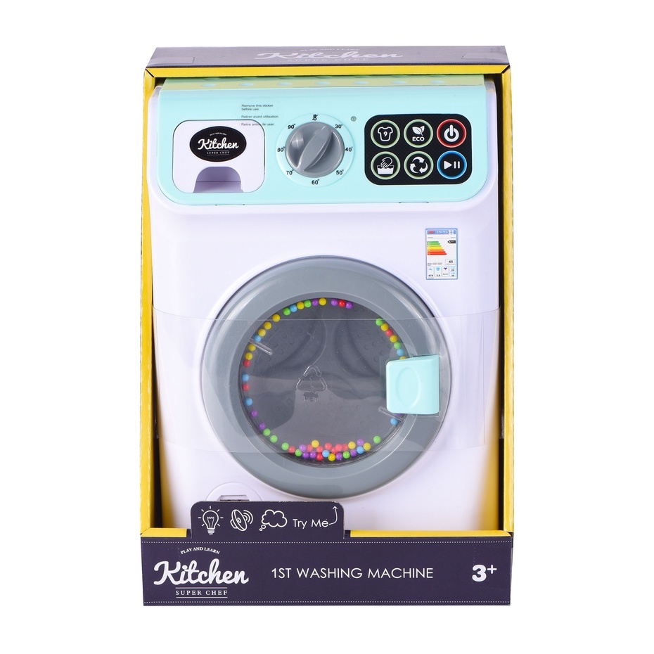 Wel-B x Infunbebe Washing Machine เครื่องซักผ้าของเล่น (RP88789) - จำลอง บทบาทสมมุติ เสริมสร้างพัฒนาการ