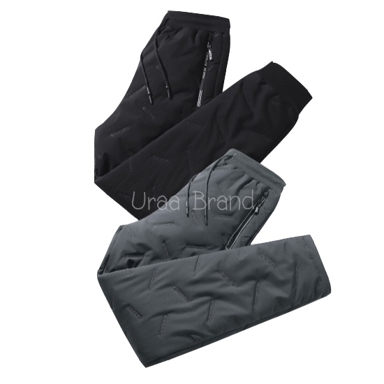 M-6XL / 2 สี บุขน กันน้ำ และหิมะ กางเกงขายาวบุขน หนา นุ่ม กันหนาวติดลบ ใส่ได้ทุกเพศ รุ่น กางเกงบุขน Noom Water.Proof