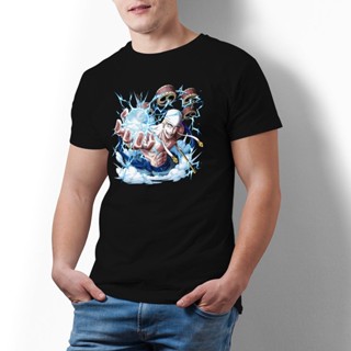 เสื้อคู่วินเทจ เสื้อยืด Bandai Eneru Een Stuk เทรนดี้ คาโตเน็น เสื้อยืด O Hals Basic Tshirt Mens พิมพ์ Zomer Tees