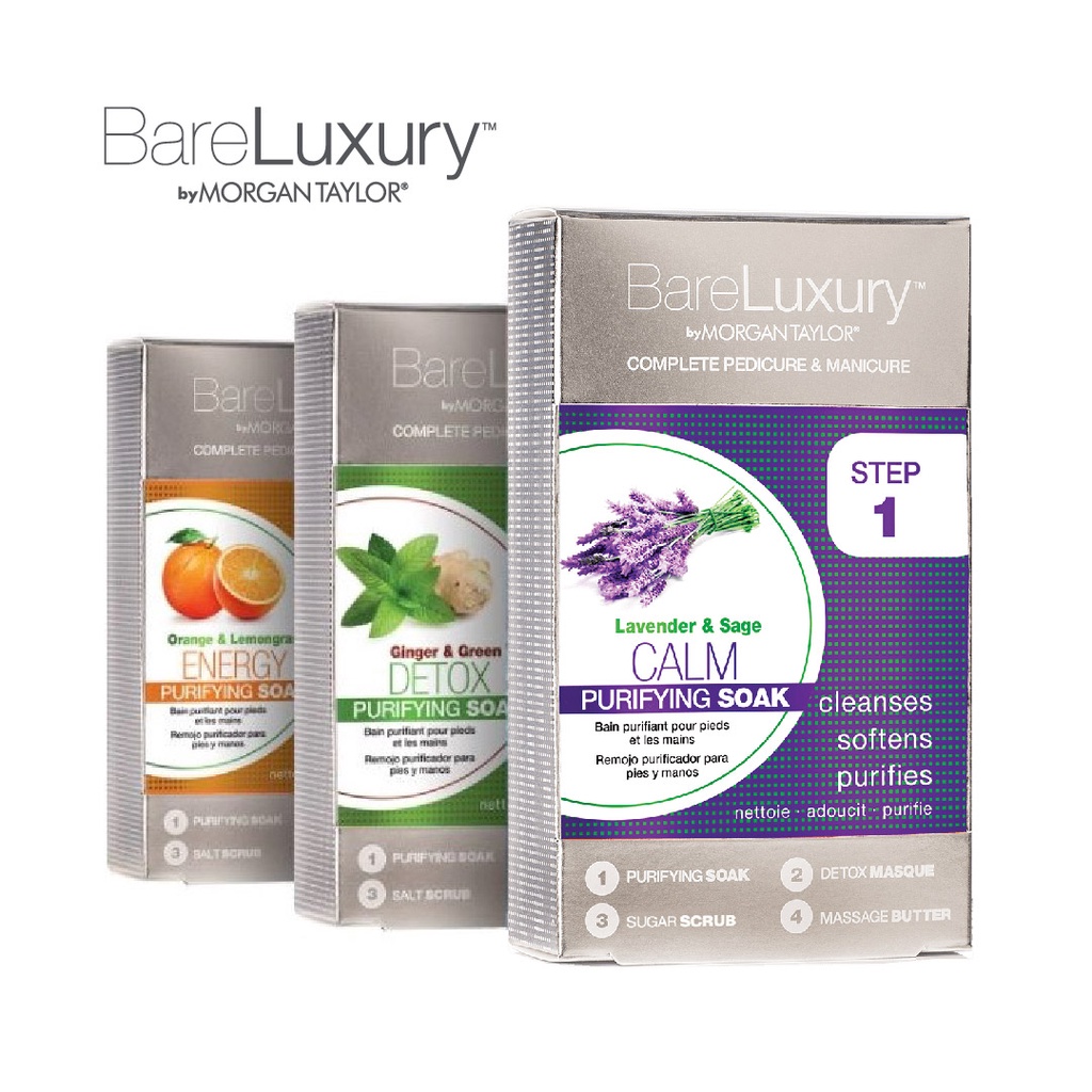 Morgan Taylor Bear Luxury Complete Detox spa pedicure Manicure สปามือ ...