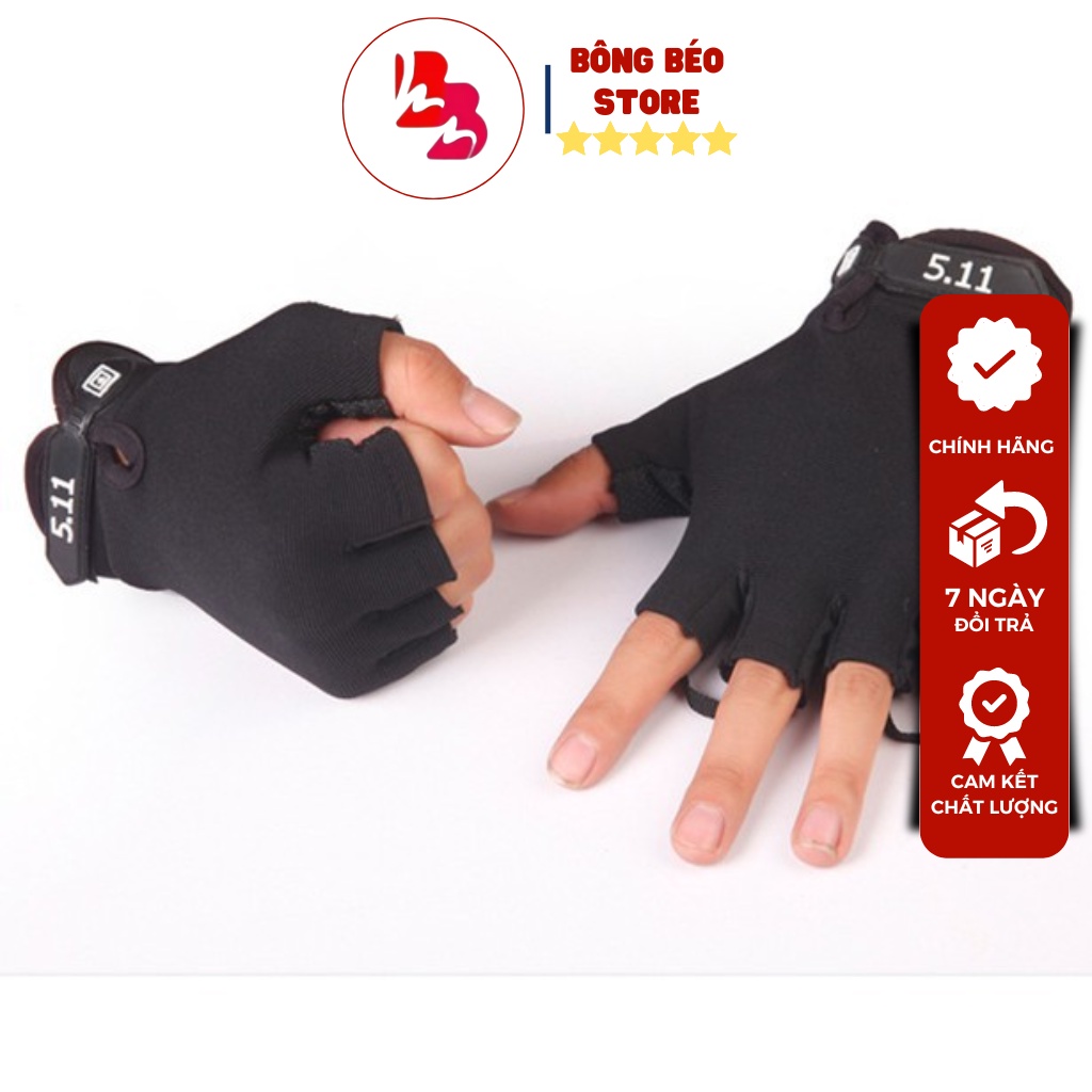 ถุงมือยุทธวิธีไร้นิ้ว 511 ถุงมือสําหรับขี่มอเตอร์ไซค์ 511 ไม่มีนิ้ว