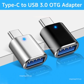 Otg อะแดปเตอร์เชื่อมต่อ Type-C USB C เป็น USB3.0 OTG Type C OTG สําหรับ Macbook Pro Xiaomi Huawei Flash Drive Reader