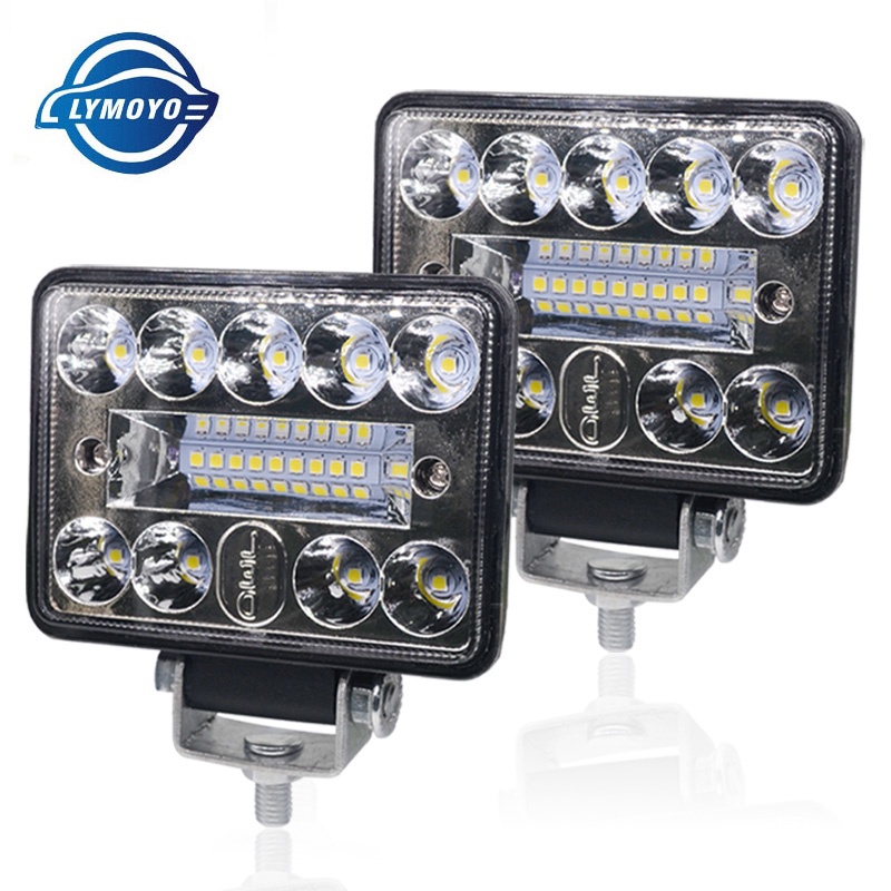 Car Led light bar Fog light Work Light 18LED Square Bright Super Spotlight LED Work Light For Car Tr