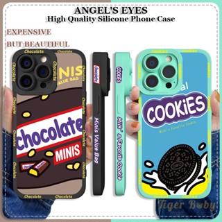 เคส SAMSUNG S20 FE เคส 4G 5G เคส S21 FE 5G เคส A13 5G เคส A04S เคส A42 5G NOTE 10 LITE Case สำหรับโทรศัพท์ ซิลิโคนนุ่มปลอกสนุกกรอบด้านข้างลายการ์ตูนคุกกี้ช็อกโกแลตคลุมทั้งหมดเคสกันกระแทก