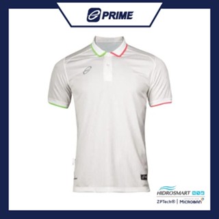 EGO PRIME PM215 เสื้อโปโลแขนสั้น สีขาว เสื้อโปโล แอนตี้แบคทีเรีย