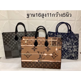 Lv On-The-Go  ลายหายาก ขนาดใหญ่ ฐาน16สูง11กว้าง5นิ้ว มือสอง สวยๆ