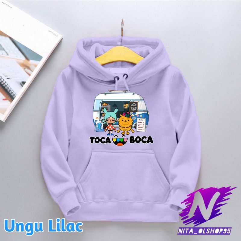 Toca boca เสื้อฮู้ดเด็ก toca world life เสื้อกันหนาวมีฮู้ด toca boca