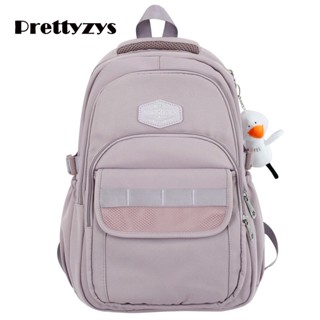 Backpack Prettyzys 2022 Korean Bag pack Large capacity 15.6 inch School Backpack For Teenage Girl