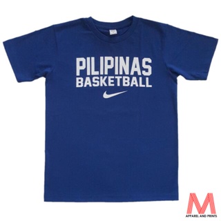 Lsmtx1 เสื้อยืด ผ้าฝ้าย พิมพ์ลาย Gilas Pilipinas พลัสไซซ์ สําหรับผู้ชายสามารถปรับแต่งได้