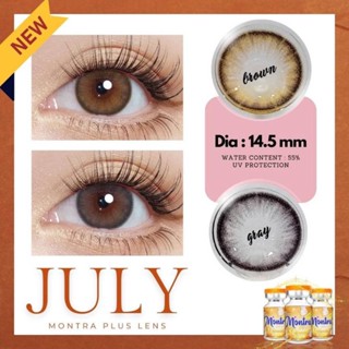 New ✨คอนแทคเลนส์ ⚡July grey/brown ⚡Montra lens 💕