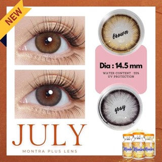 New ✨คอนแทคเลนส์ ⚡July grey/brown ⚡Montra lens 💕