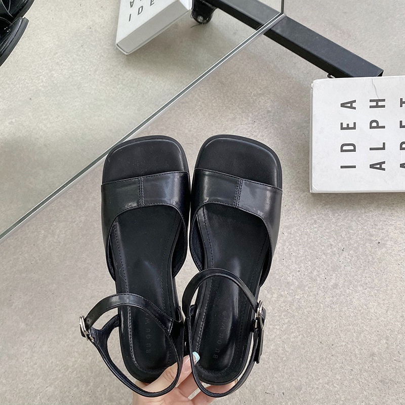 รองเท้ารัดส้น Morning พร้อมส่ง K18 รองเท้าส้นสูงแฟชั่น
