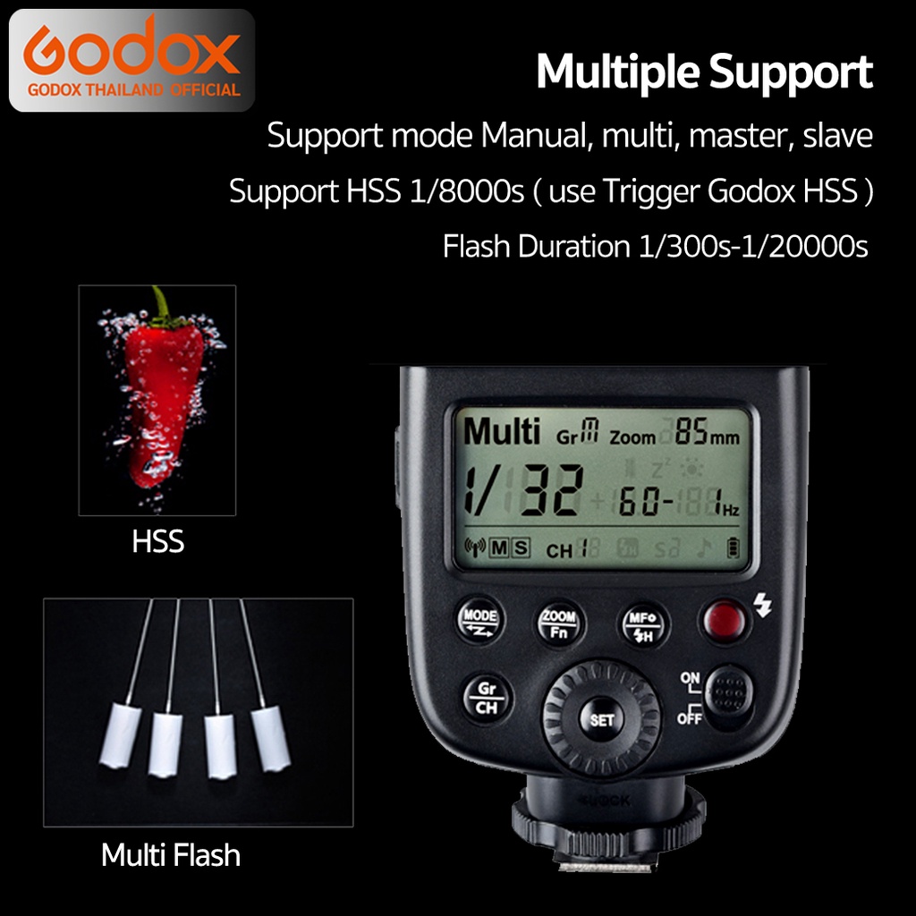 Godox Flash TT600 / TT600S ( HSS , Manual ) - รับประกันศูนย์ Godox Thailand 3ปี