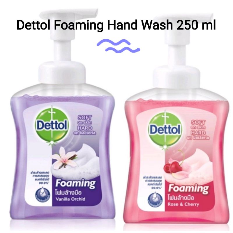 Dettol Foaming Hand wash (250 ml.* 1 pcs.)เดทตอล โฟมล้างมือ มี 2 สูตรให้เลือก