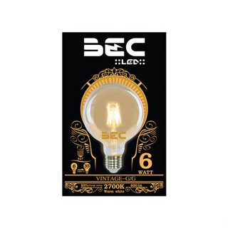 หลอด LED BEC VINTAGE 6 วัตต์ E27 WARMWHITE