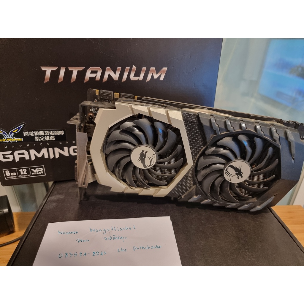 MSI GTX 1070 TI มังกร Cool เล่นเกมลื่นๆ เทส Furmark ผ่าน มีกล่อง