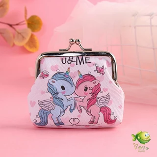 YOYO กระเป๋าใส่เหรียญ ภาพการ์ตูน กระเป๋าปิ๊กแป๊ก กระเป๋ามินิ Coin Purse