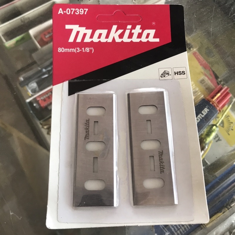 Makita ใบกบมากีต้า 2คม 80mm ใบกบไฟฟ้า ใบกบไสไม้ มากิต้า 80mm(3-1/8") ราคาแผงละ 159 บาท
