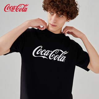 พร้อมส่ง Coca Cola เสื้อโคคาโคลา เสื้อผ้าแฟชั่น เสื้อยืดสตรีท เสื้อสกรีนลายโลโก้แบรนด์ดัง แขนสั้นคอกลม ใส่ได้ทั้งชายหญิง