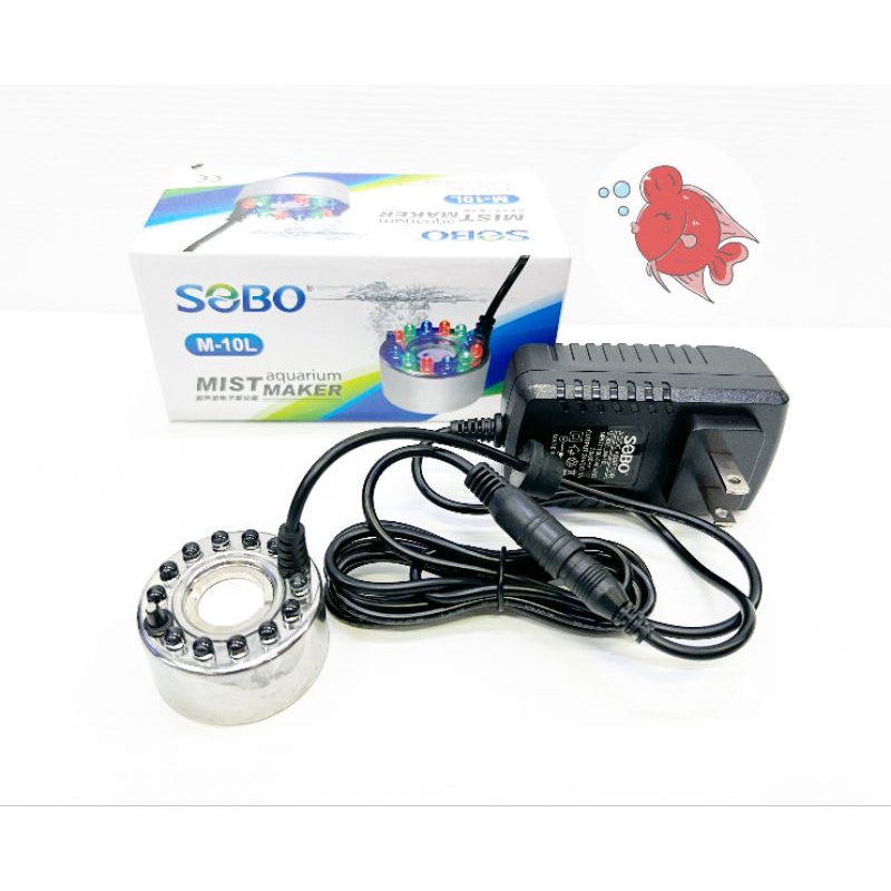 ตัวทำควัน ดรายไอซ์ Sobo M-10L Dry Ice วางไว้ในน้ำใกล้ๆบริเวณผิวน้ำ เพื่อให้เกิดควัน พร้อมไฟเปลี่ยนสี