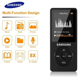 Samsung Walkman เครื่องเล่น MP4 หน้าจอ LCD แบบพกพา อเนกประสงค์ รองรับการ์ดหน่วยความจํา วิทยุ FM