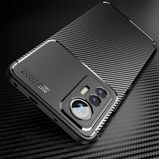 เคส Xiomi Mi12T Mi 12T 12 T Pro รุ่น Soft Silicone Cover Carbon Fiber TPU Shockproof Protect Case